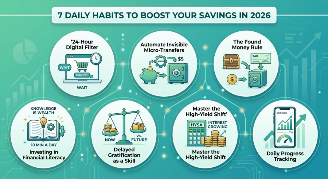 daily habits to boost your savings 2026 financial wealth building analysis